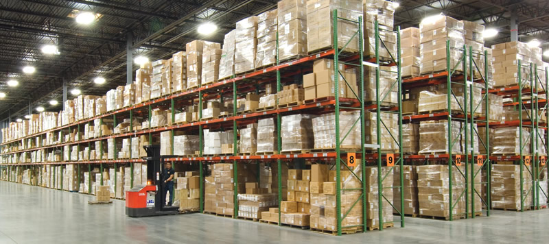 Industrial pallet racking warehouse in San Francisco