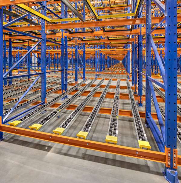Pallet Flow Rack for Daly City warehouses