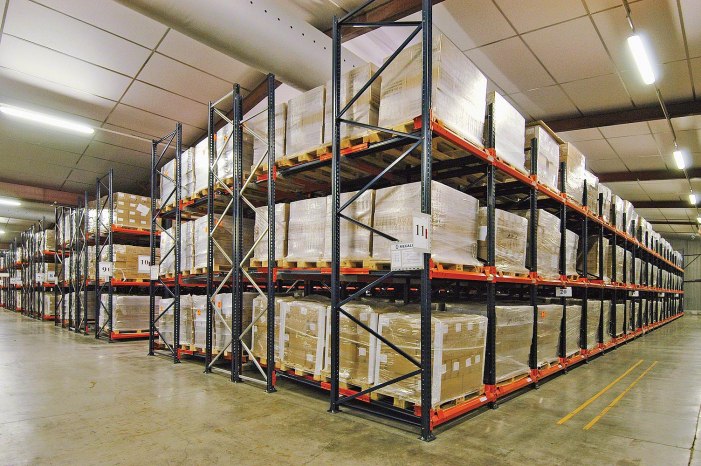 Push Back Pallet Rack for Daly City warehouses