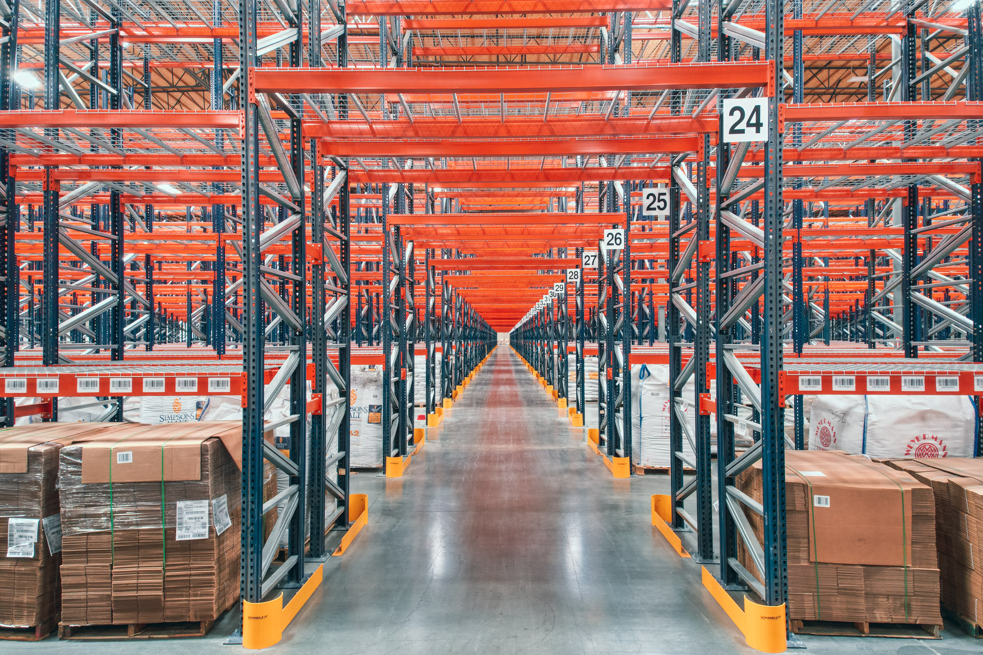 Industrial pallet racking installation in Daly City warehouse